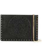 Balmain Mini Domaine Clutch Bag - Black
