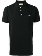 Maison Kitsuné Slim-fit Polo Shirt, Men's, Size: Small, Black, Cotton
