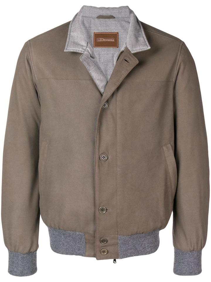 Doriani Cashmere Cashmere Trim Jacket - Grey