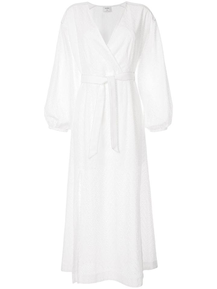 Suboo Goldie Wrap Maxi Dress - White