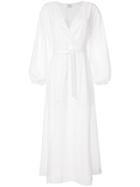 Suboo Goldie Wrap Maxi Dress - White