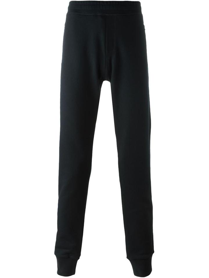 Lanvin Gathered Ankle Track Pants, Men's, Size: Xs, Blue, Cotton