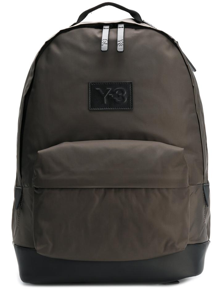 Y-3 Logo Patch Backpack - Green