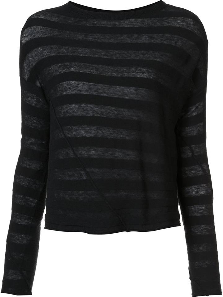 Rag & Bone /jean 'arleen' Pullover, Women's, Size: Small, Black, Cotton/wool