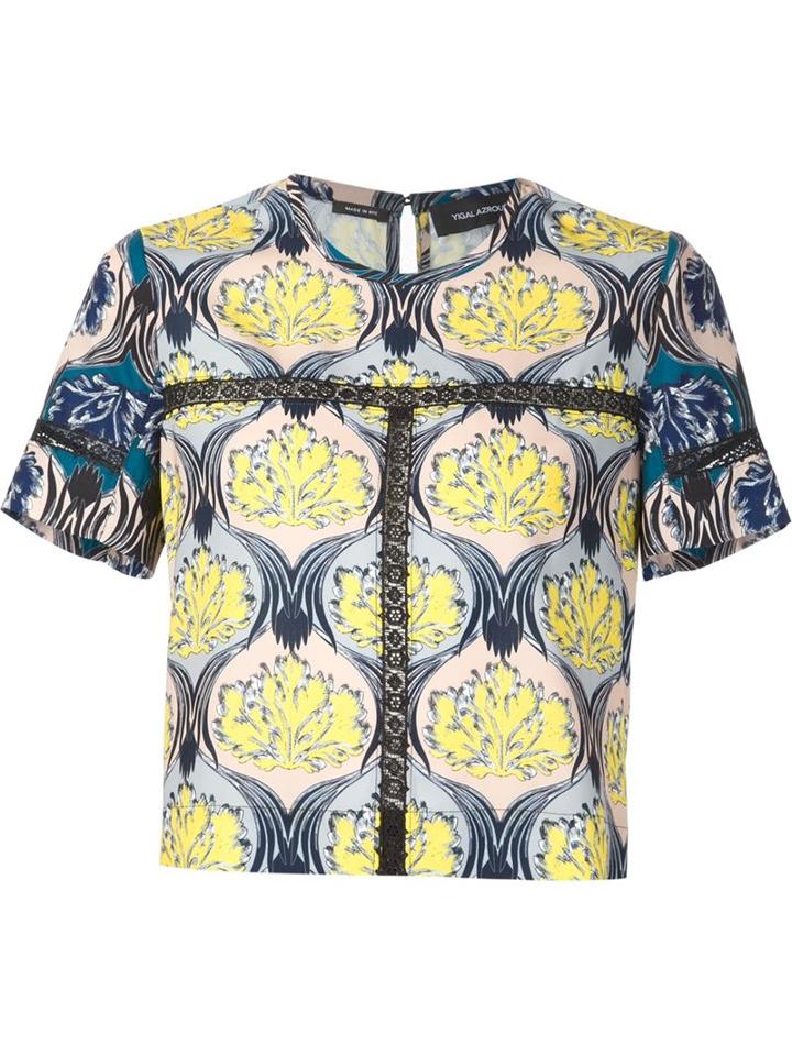 Yigal Azrouel Lace Panelled Blouse