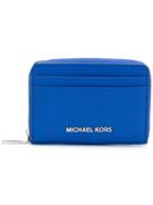 Michael Michael Kors Jet Set Zip-around Wallet - Blue