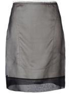 Maison Margiela Layered Sheer Skirt - Black