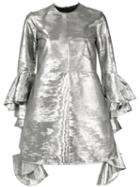 Ellery Kilkenny Frill-sleeve Dress - Silver