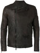 Giorgio Brato Leather Jacket - Brown