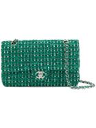 Chanel Vintage Tweed Shoulder Bag - Green