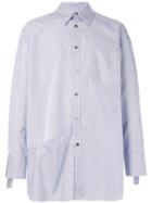 Wooyoungmi Striped Oversized Shirt - Blue