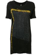 Thom Krom Frayed Printed Dress - Black