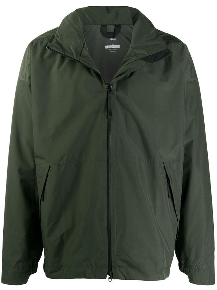 Adidas Zipped-up Jacket - Grey