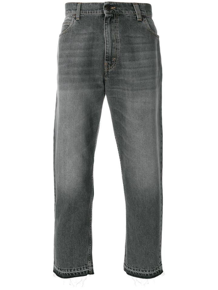Stella Mccartney Straight-leg Cropped Jeans - Black