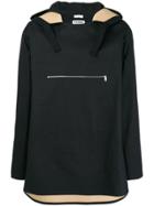 Jil Sander Oversized Blocky Hoodie - Black
