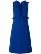P.a.r.o.s.h. Frill Trim Dress - Blue