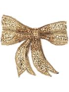 Dolce & Gabbana Rhinestone Bow Tie - Gold