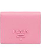 Prada Small Saffiano Wallet - Pink