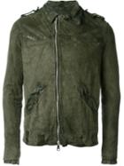 Giorgio Brato Off-centre Zipped Jacket
