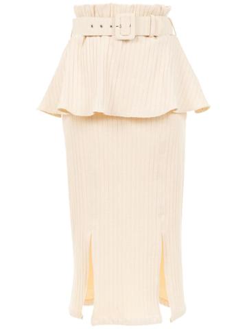 Framed Superb Midi Skirt - Neutrals