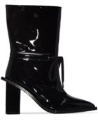 Marques'almeida Patent 80 Ankle Boots - Black