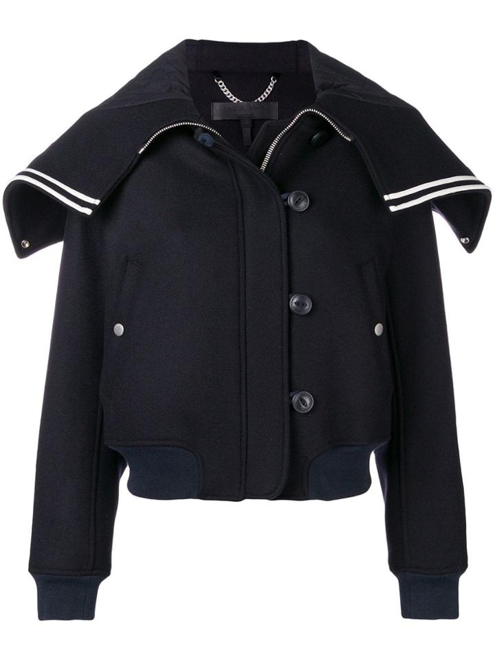 Rag & Bone Zip Cropped Jacket - Blue