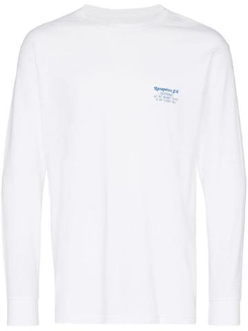 Reception Esterel Long Sleeve T-shirt - White