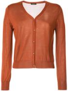 Loveless Fine Knit Cardigan - Brown