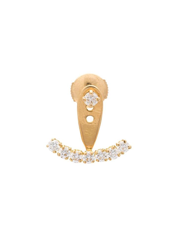 Yvonne Léon Diamond Stud Earring - Metallic