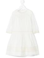 Les Coyotes De Paris - Lexie Dress - Kids - Cotton/ramie - 10 Yrs, Nude/neutrals