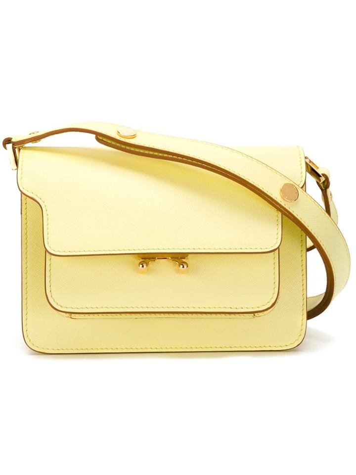 Marni 'trunk' Shoulder Bag - Yellow & Orange