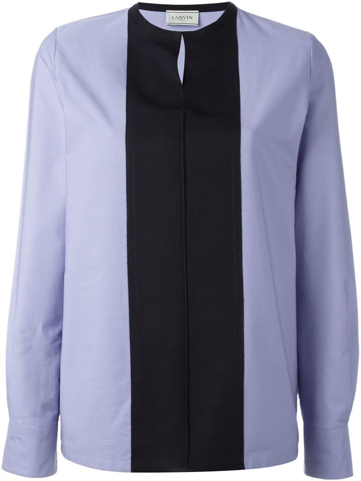 Lanvin Keyhole Neckline Shirt