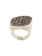 Rosa Maria Diamond Ring - Metallic