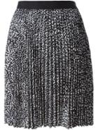 Neil Barrett Pleated Skirt, Women's, Size: 44, Black, Polyester/cupro