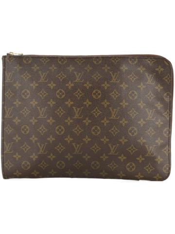 Louis Vuitton Vintage Poche Documents Case - Brown