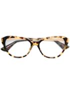 Prada Eyewear Tortoiseshell Glasses, Acetate/metal