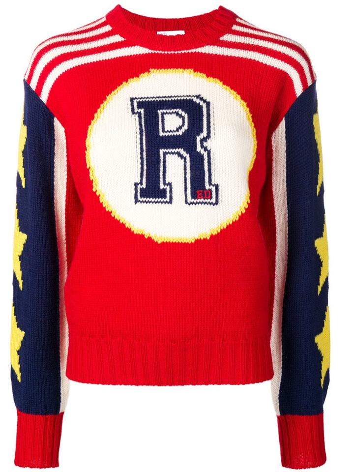 Red Valentino Graphic Inlay Sweater
