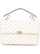 Valentino - Mini Valentino Garavani Rockstud Shoulder Bag - Women - Calf Leather/metal - One Size, Nude/neutrals, Calf Leather/metal