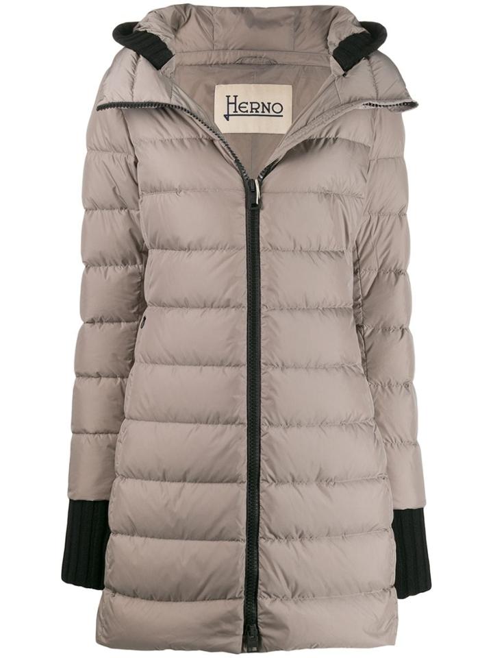 Herno Fitted Padded Jacket - Grey