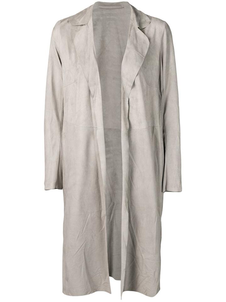 Salvatore Santoro Open Front Coat - Grey