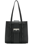 Sergio Rossi Classic Buckled Tote - Black
