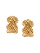 Nina Ricci Pre-owned 1980s Braided Earrings - Gold