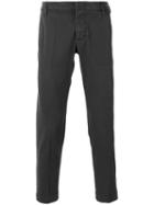 Entre Amis Slim Fit Trousers, Men's, Size: 32, Grey, Cotton/spandex/elastane