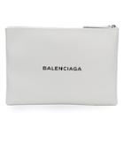Balenciaga Everyday Clutch Bag - White