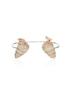 Bibi Van Der Velden Shell Bangle - Metallic