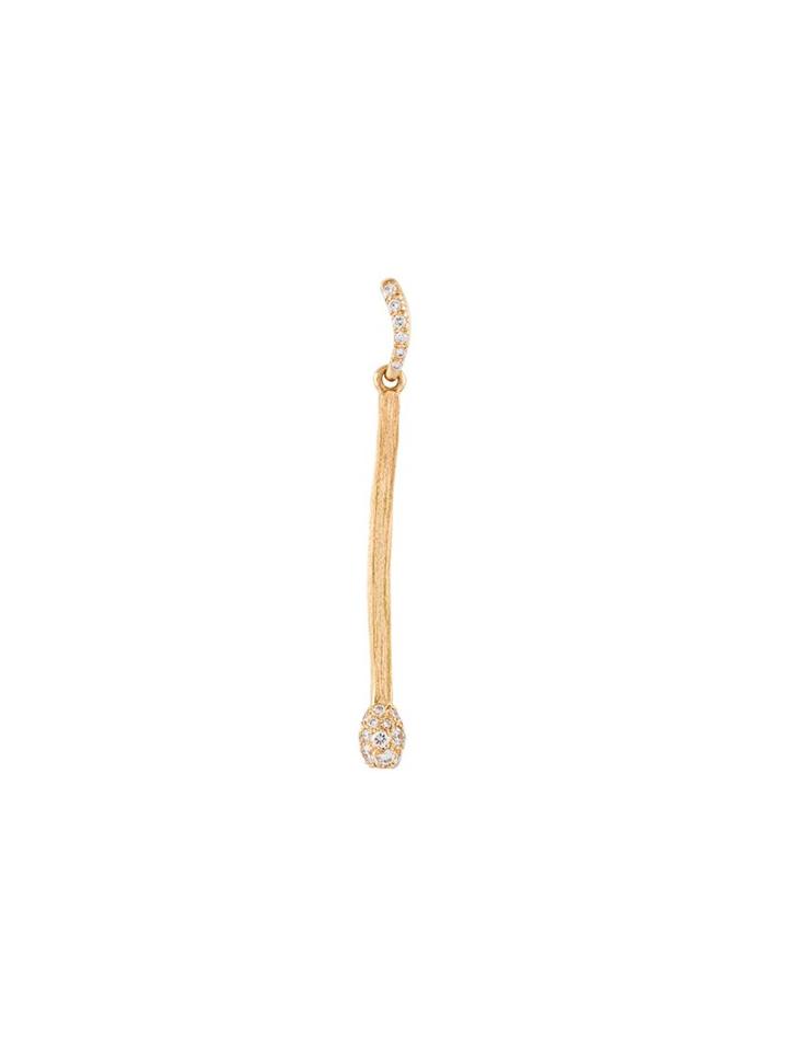 Aurelie Bidermann 'match' Diamond Pendant, Women's, Metallic