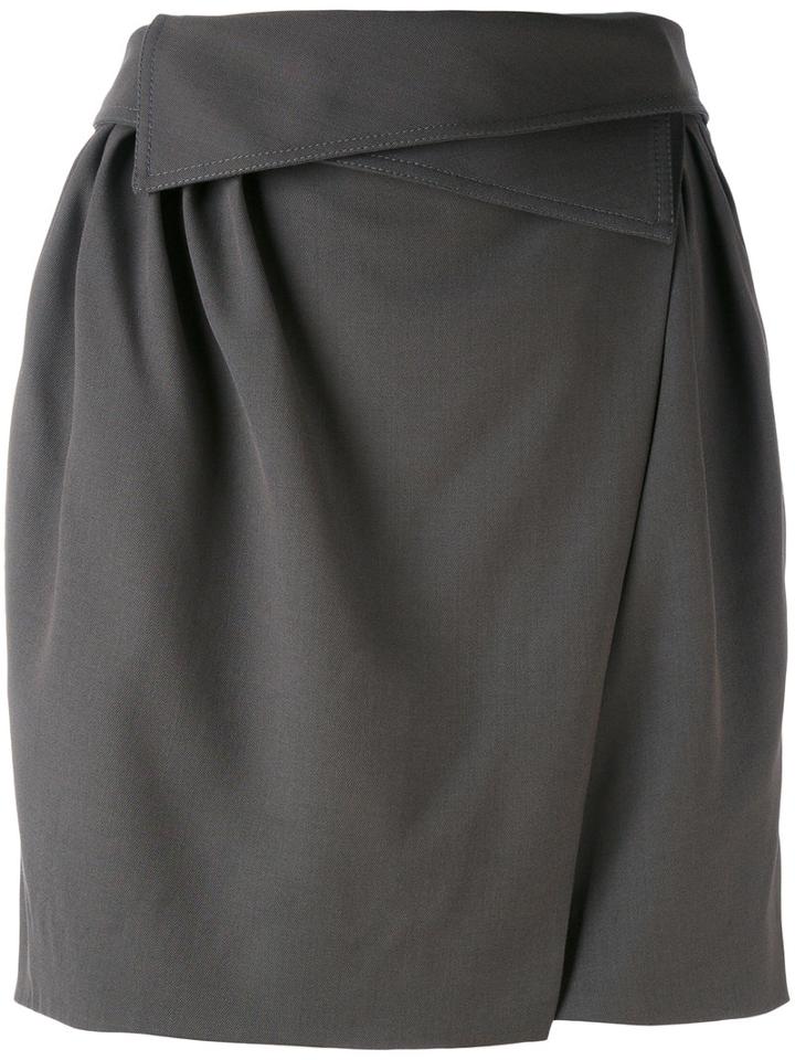 Nina Ricci - High Waisted Skirt - Women - Viscose - 34, Green, Viscose