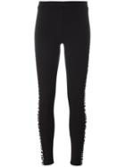 Calvin Klein Jeans Logo Print Track Pants, Women's, Size: Xs, Black, Viscose/polyamide/spandex/elastane