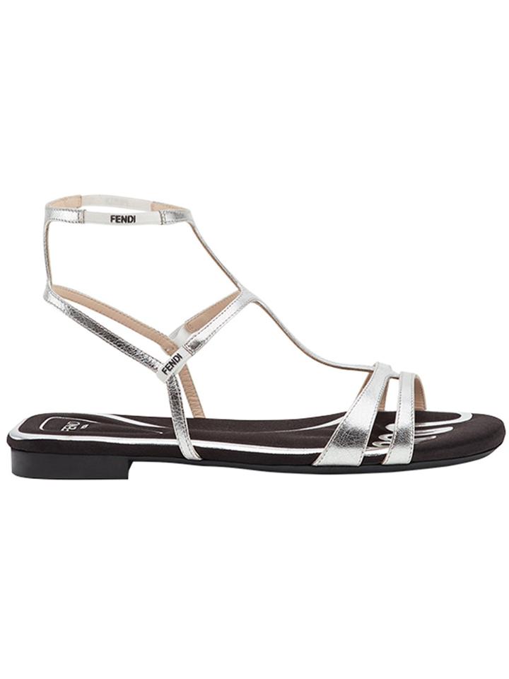 Fendi Strappy Sandals - Metallic