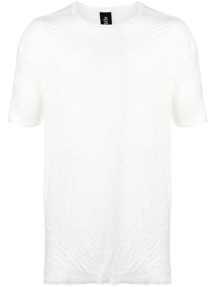 Thom Krom Raw Edged Oversized T-shirt - White